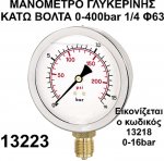 M    1/4 63 0-400bar